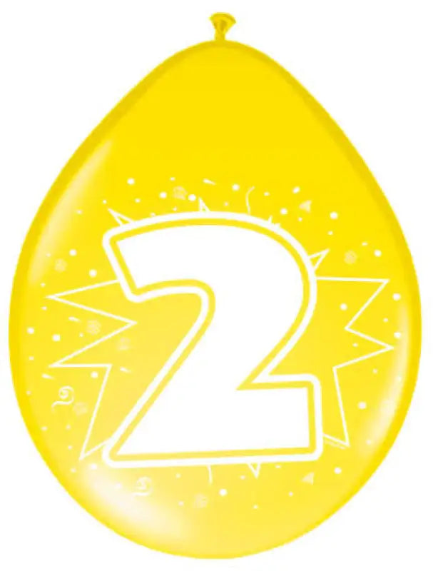 2 års ballonger - 8 st