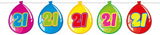 21: a födelsedagsballonggirland - 10 meter
