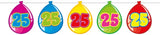25-årsdag balloon garland - 10 meter