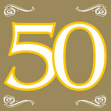50 års guldservetter - 20 st