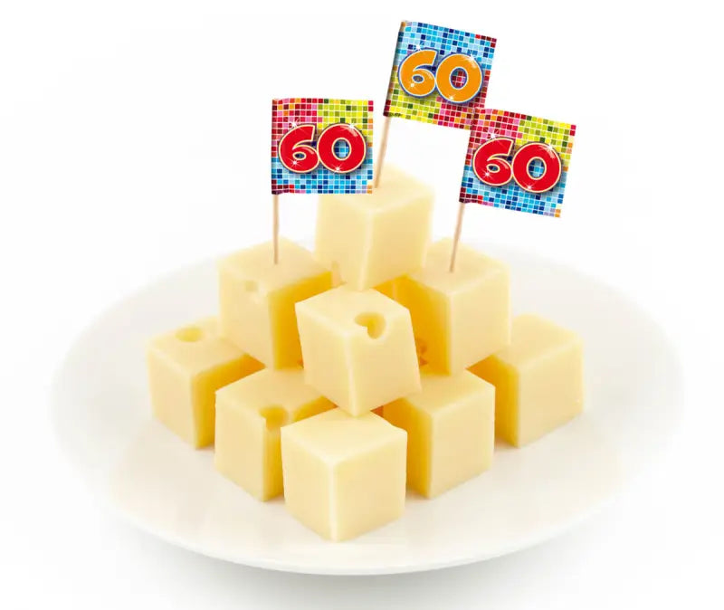 60 års födelsedagsvalblock - 24 stycken