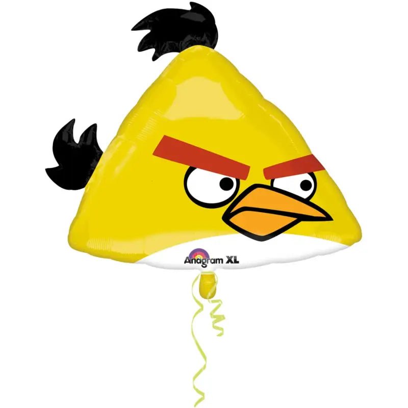 Angry birds - yellow bird foil balloon - 58x53cm