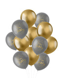 Ballonger Golden Dawn 30cm - 12 stycken - Ballong