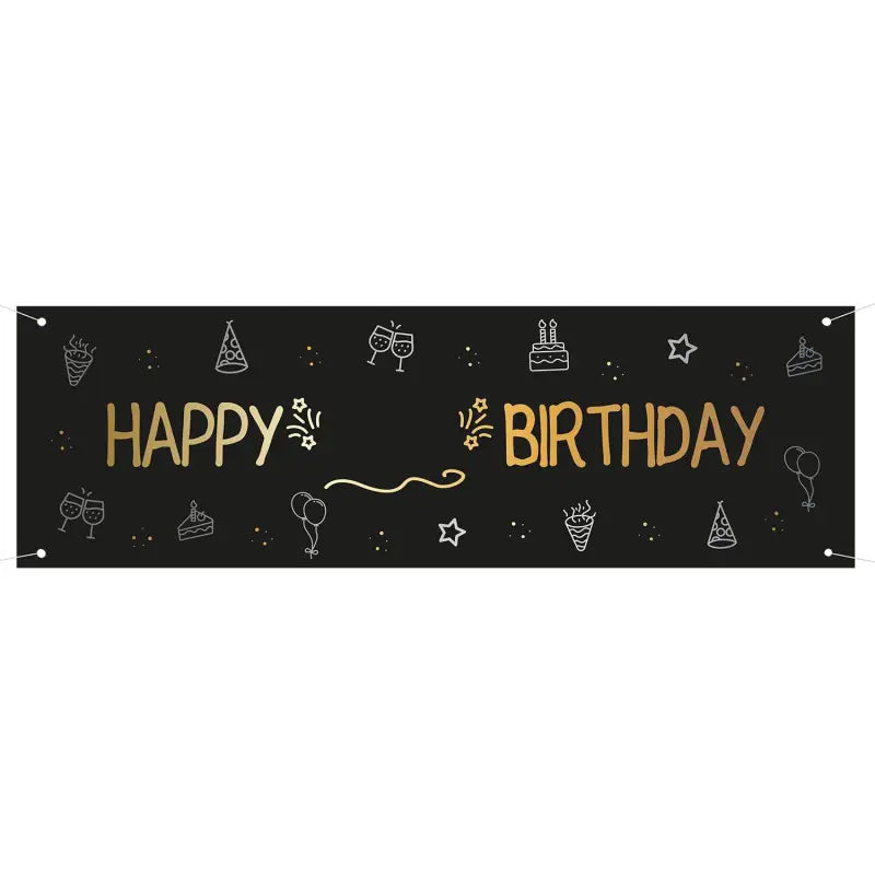 Banderoll - shining glam - 160 x 50 cm