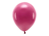 Eco Ballonger 30 cm pastell mörkröd 100-pack