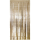 Festgardin - matt goud - 1 x 2 m