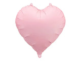 Foil balloon heart 45cm pink