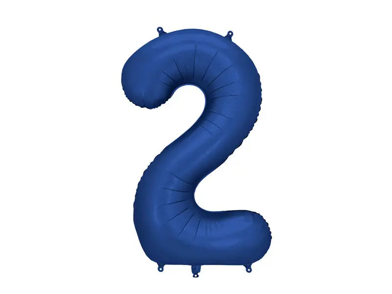Foil balloon number ’2’ 86cm navy
