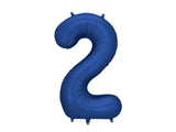 Foil balloon number ’2’ 86cm navy