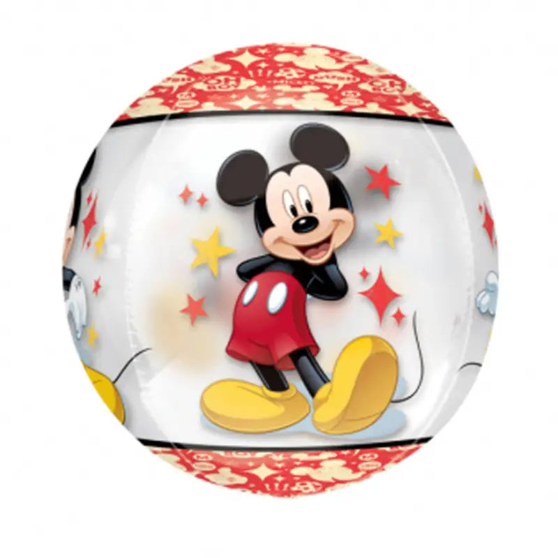 Foil balloon orbz minnie mouse dots