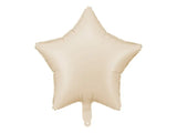 Foil balloon star 48cm beige