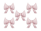 Foil balloons for garlands bows 25.5 x 25 cm powder pink (1 pkt / 5 pc.)