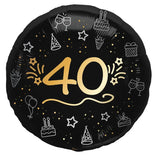 Folieballong - ’40’’ - Shining Glam - 45 cm - Folieballong