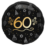 Folieballong - ’60’’ - Shining Glam - 45 cm - Folieballong