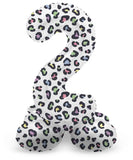 Folieballong med bas Siffror Bright Panther - 41 cm - 2 - Folieballong