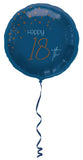 Folieballong Elegant True Blue 18 Years - 45cm - Folieballong