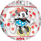 Folieballong orbz minnie mouse prickar