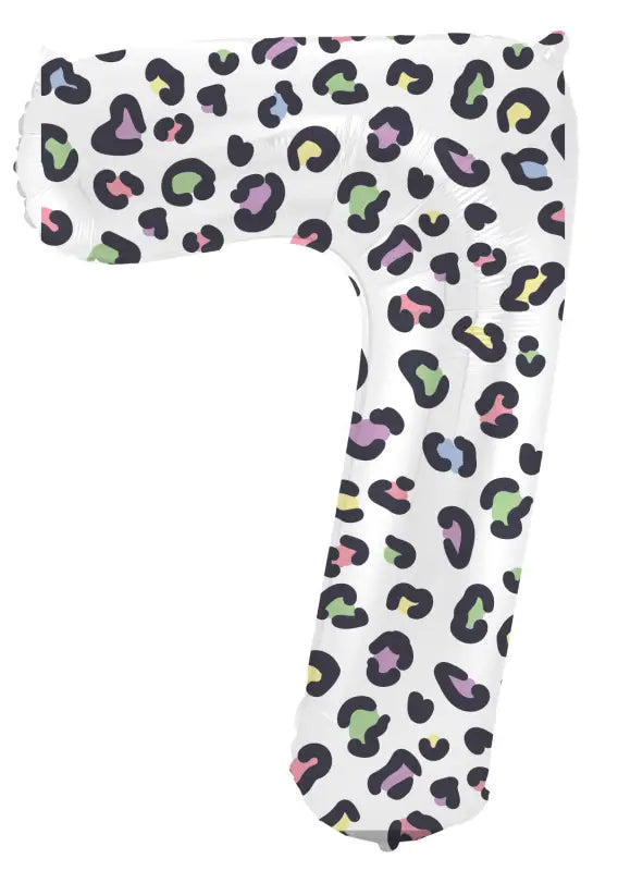 Folieballong Siffror Bright Panther - 86 cm - 7 - Folieballong