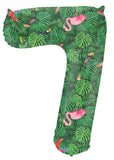 Folieballong Siffror Jungle Vibe - 86 cm - 7 - Folieballong