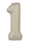 Foliebalong Siffra 1 - Creamy Latte - Ultra Matt - 86 cm - Folieballong