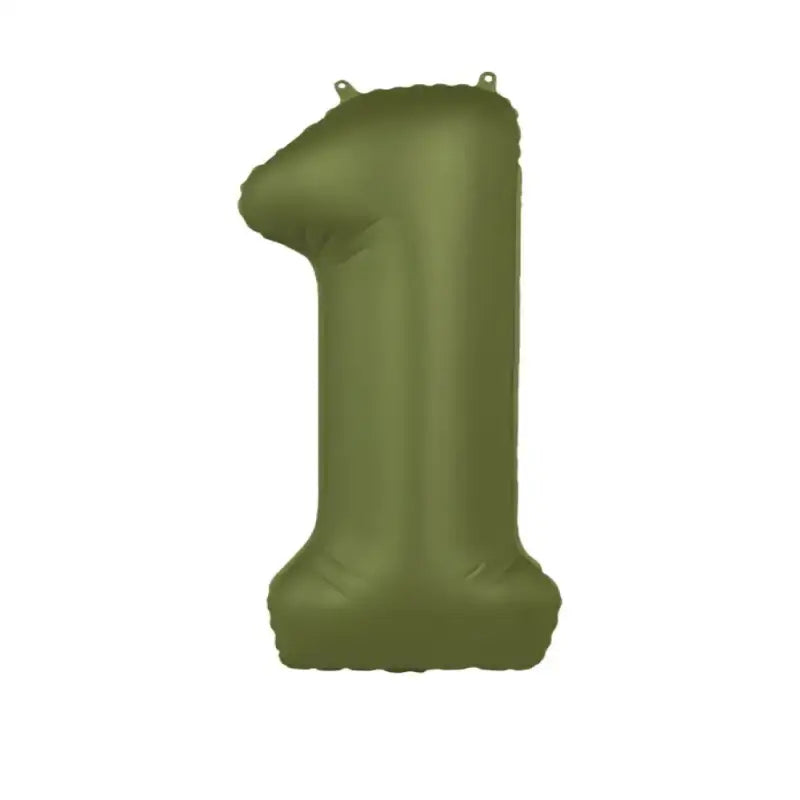 Foliebalong Siffra 1 - Olive Green - Ultra Matt - 86 cm - Folieballong