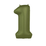 Foliebalong Siffra 1 - Olive Green - Ultra Matt - 86 cm - Folieballong
