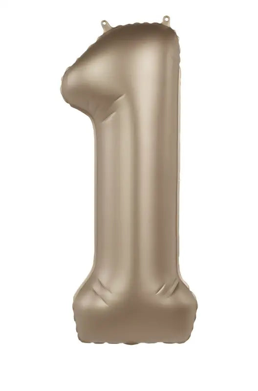 Foliebalong Siffra 1 - Starlight Guld - Satin Gloss - 86 cm - Folieballong