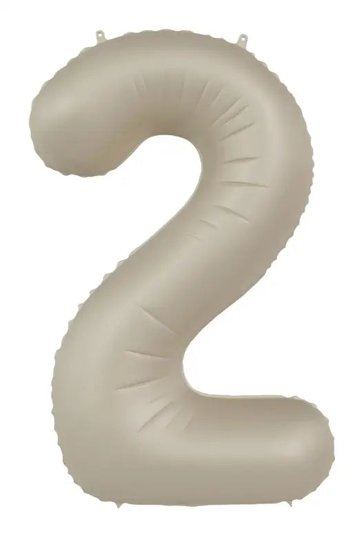 Foliebalong Siffra 2 - Creamy Latte - Ultra Matt - 86 cm - Folieballong
