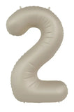 Foliebalong Siffra 2 - Creamy Latte - Ultra Matt - 86 cm - Folieballong