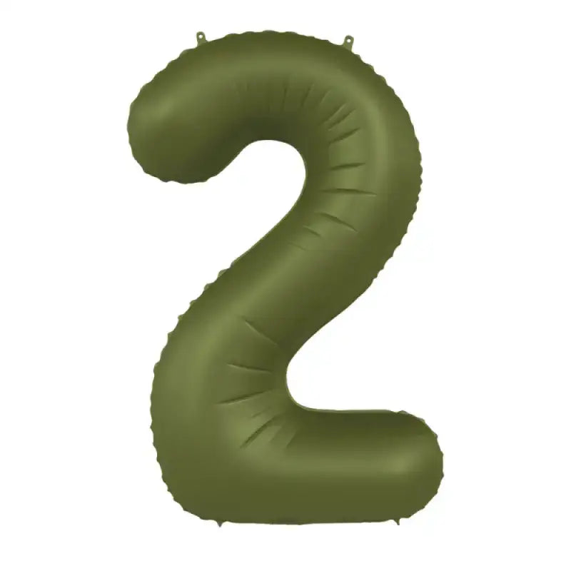 Foliebalong Siffra 2 - Olive Green - Ultra Matt - 86 cm - Folieballong