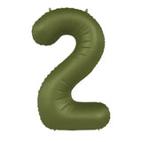 Foliebalong Siffra 2 - Olive Green - Ultra Matt - 86 cm - Folieballong