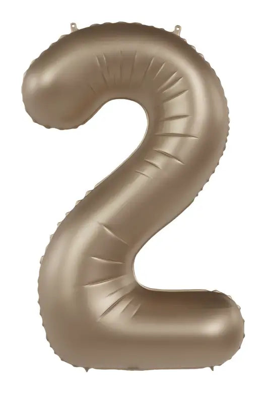 Foliebalong Siffra 2 - Starlight Guld - Satin Gloss - 86 cm - Folieballong