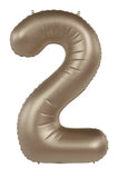 Foliebalong Siffra 2 - Starlight Guld - Satin Gloss - 86 cm - Folieballong