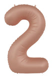 Foliebalong Siffra 2 - Vintage Rosa - Ultra Matt - 86 cm - Folieballong