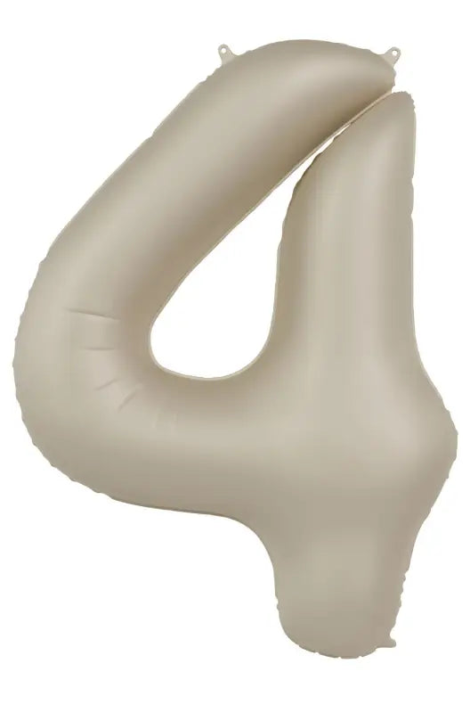 Foliebalong Siffra 4 - Creamy Latte - Ultra Matt - 86 cm - Folieballong