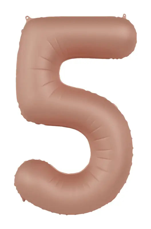 Foliebalong Siffra 5 - Vintage Rosa - Ultra Matt - 86 cm - Folieballong
