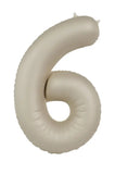 Foliebalong Siffra 6 - Creamy Latte - Ultra Matt - 86 cm - Folieballong