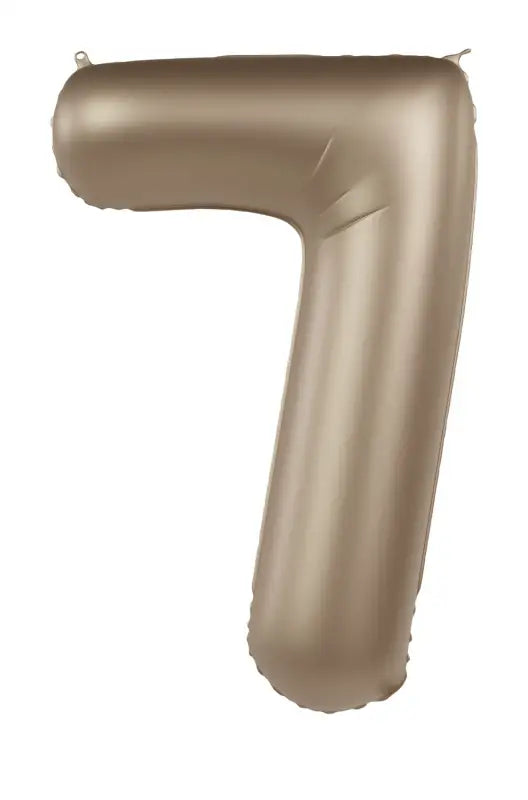 Foliebalong Siffra 7 - Starlight Guld - Satin Gloss - 86 cm - Folieballong