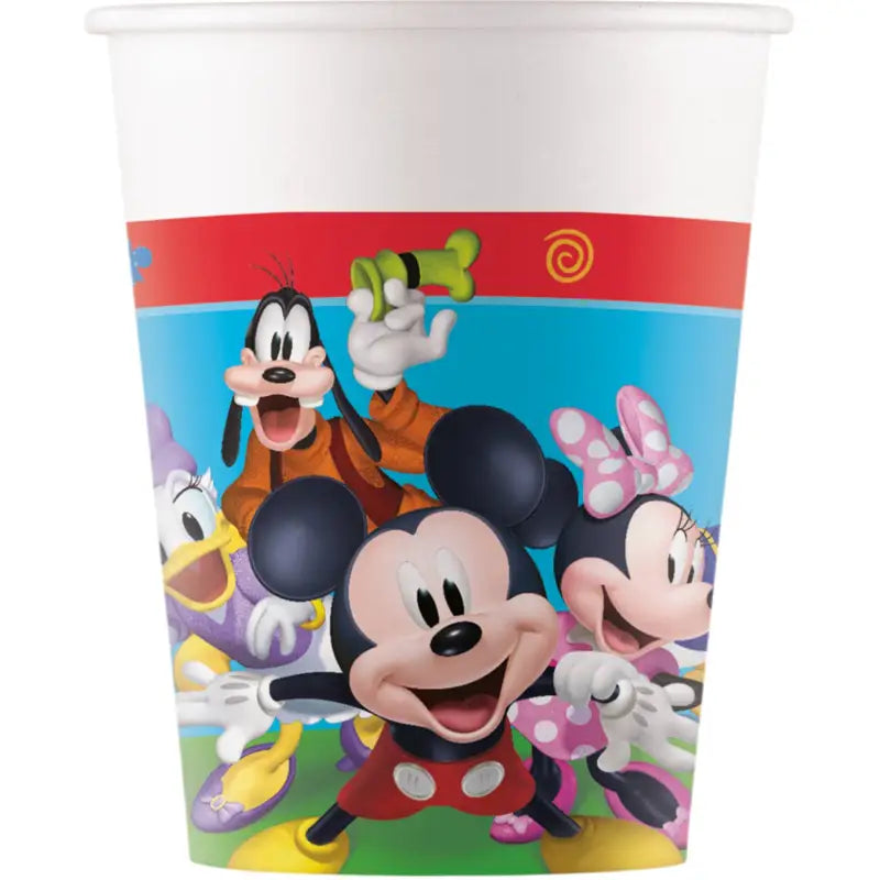 Fsc pappersmug - mickey mouse - 200 ml - 8 stycken