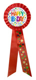 Grattis på födelsedagen dots rosette xl