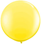 Gul ballong XL - 90cm - Ballong