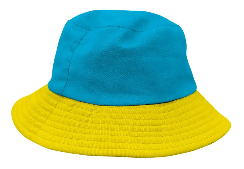 Hinkhatt Colorblock Blå/gul - Hatt