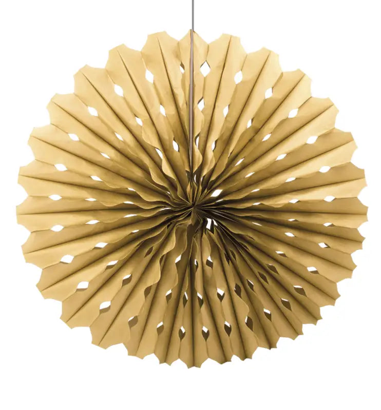 Honeycomb Fan Gold - 45cm - Honeycombs