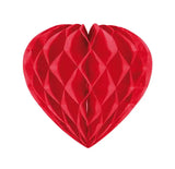 Honeycomb Heart Red - 30cm - Honeycombs