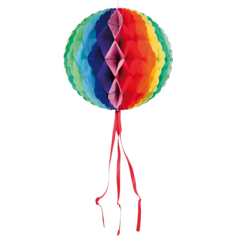 Honeycomb sphere flerfärgad - 30 cm