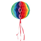 Honeycomb sphere flerfärgad - 30 cm