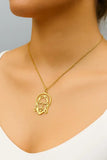 Jesus halsband guld