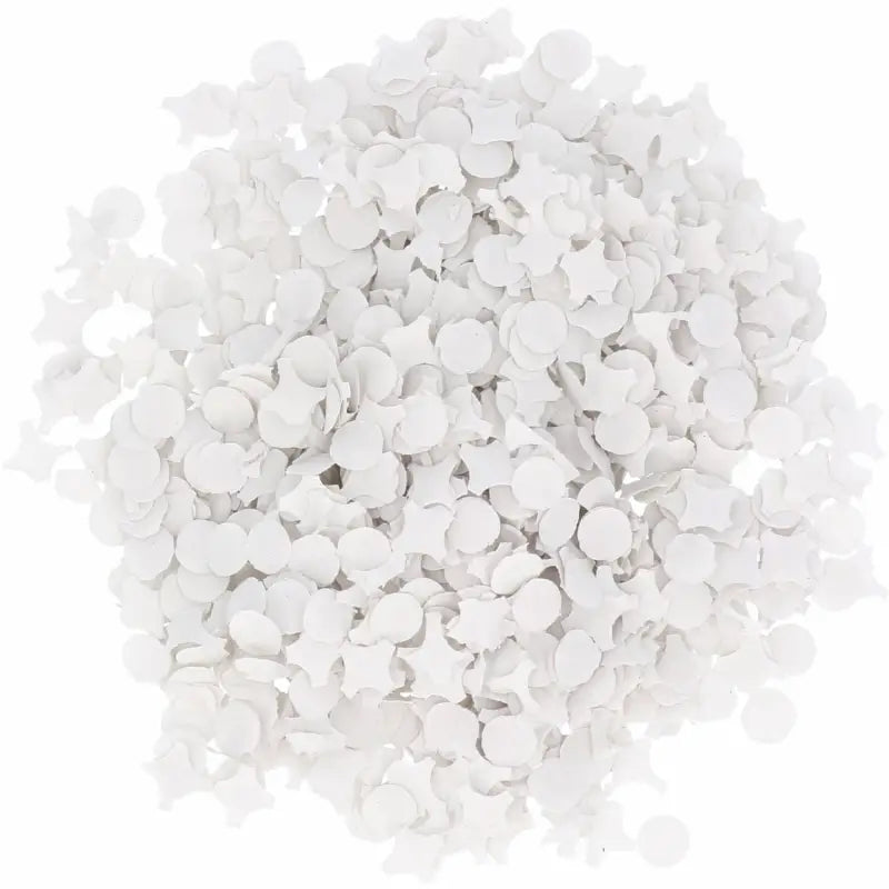 Konfetti - vit - 1 kg.