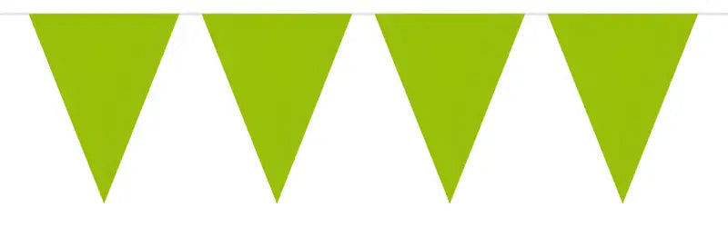 Lime Green Bunting - 10 meter - Girlang