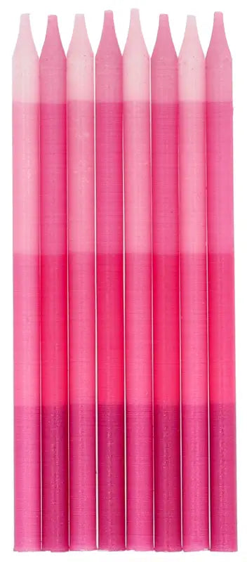 Ljus Shades Of Pink - 10 cm - 24 stycken - Ljus